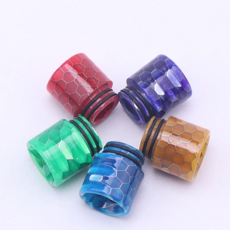 

Mouthpiece XFKM Cobra Resin Drip Tip 810 fit for V12 Prince X-BABY V8 BIG BABY Tank goon E-Cigarettes Accessory Wide Bore