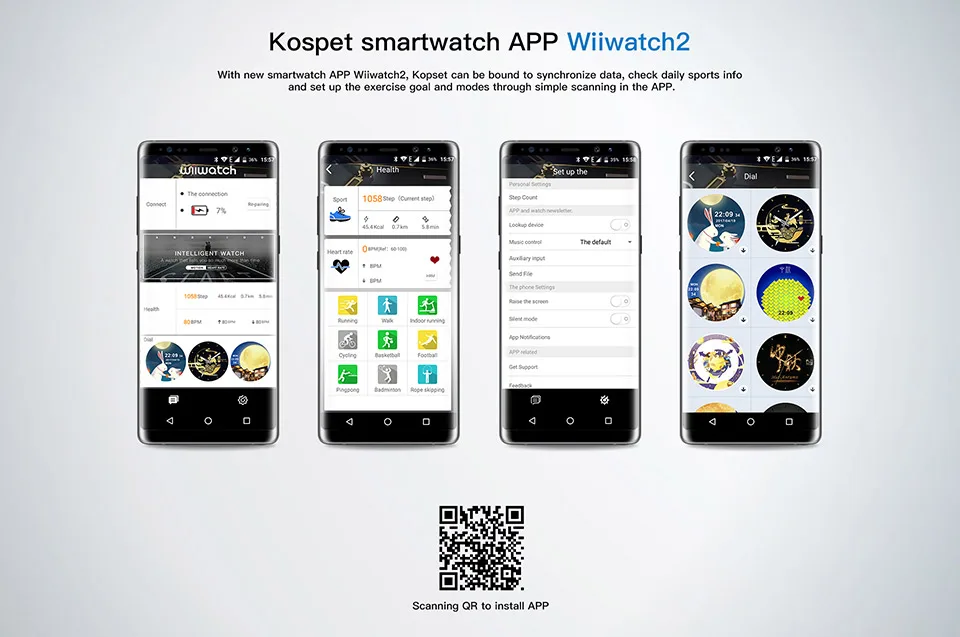 KOSPET надеемся Lite 1 Гб оперативной памяти, 16 Гб встроенной памяти, Android7.1.1 Dual Core 4G 1,3" AMOLED умные часы мужские WI-FI 8.0MP IP67 Водонепроницаемый MTK6739 Смарт-часы-телефон