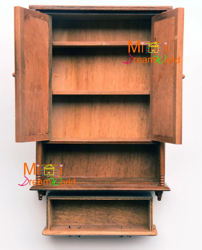 Мини-кукольный домик миниатюрная китайская модель строительный шкаф | Игрушки и