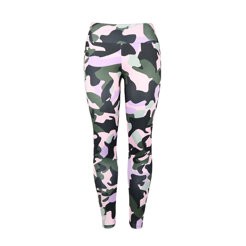 Sport Leggings Модные камуфляжные Сексуальные Спортивные Леггинсы с высокой талией, женские леггинсы с эффектом пуш-ап для фитнеса, Эластичные Обтягивающие Леггинсы для тренировок - Цвет: Sport Leggings