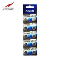 10pcspack wama ag10 1 5v button cell coin batteries 389 sr54 lr54 sr1130w akaline watch disposable coin battery