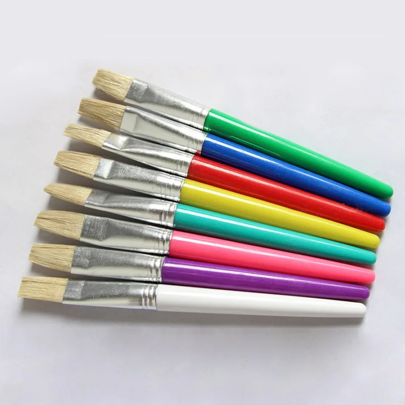 Технические искусственные щетки пластиковая ручка 4 шт. для рисования | Дом и сад