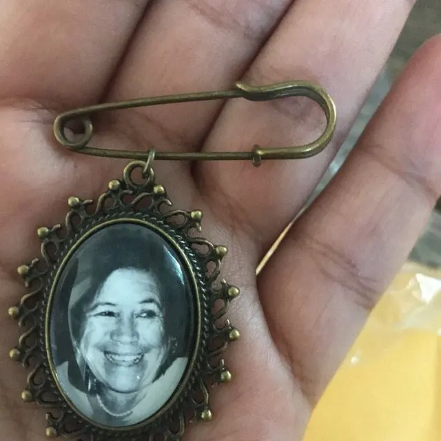 Персонализированные свадебное фото бутоньерка Pin Keepsake протяжки, настроить невесты лацкан, памятное фото Pin, подарок для жениха