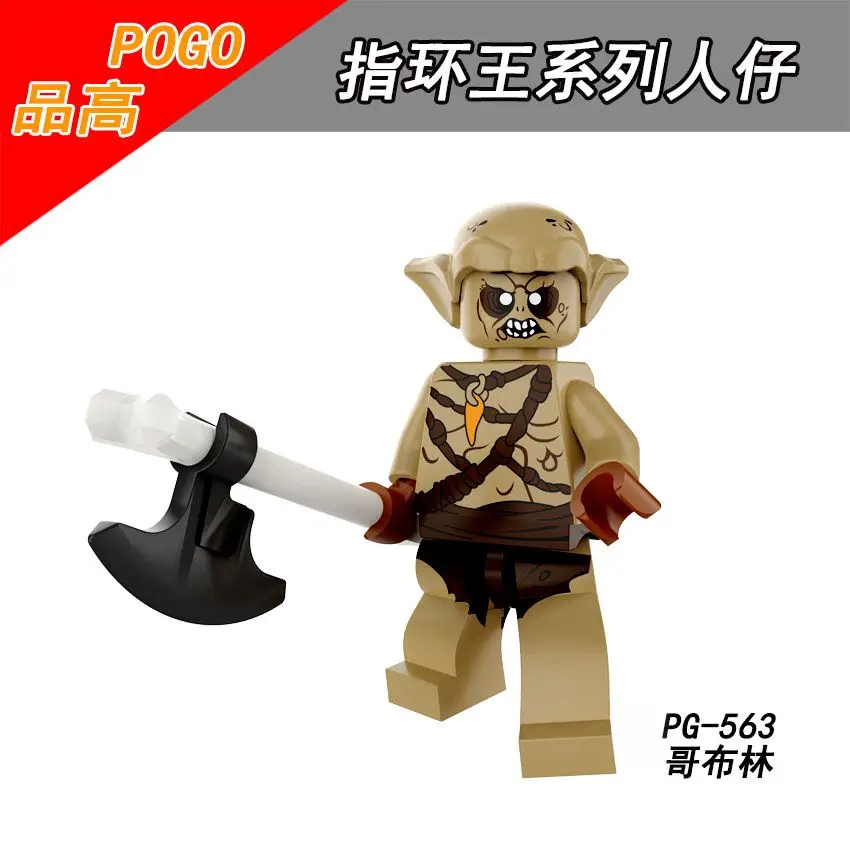 PG563 Одиночная PG8183 Хоббит Властелин колец Dain Ironfoot Kili Fili Oin Gloin Dori Goblin orc Детские сборные блоки - Цвет: PG563