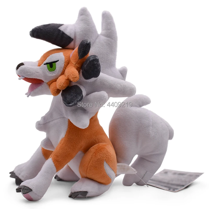 Sitting Lycanroc Plush Toy Soft Stuffed Doll Great Gift Collect  | Игрушки и хобби