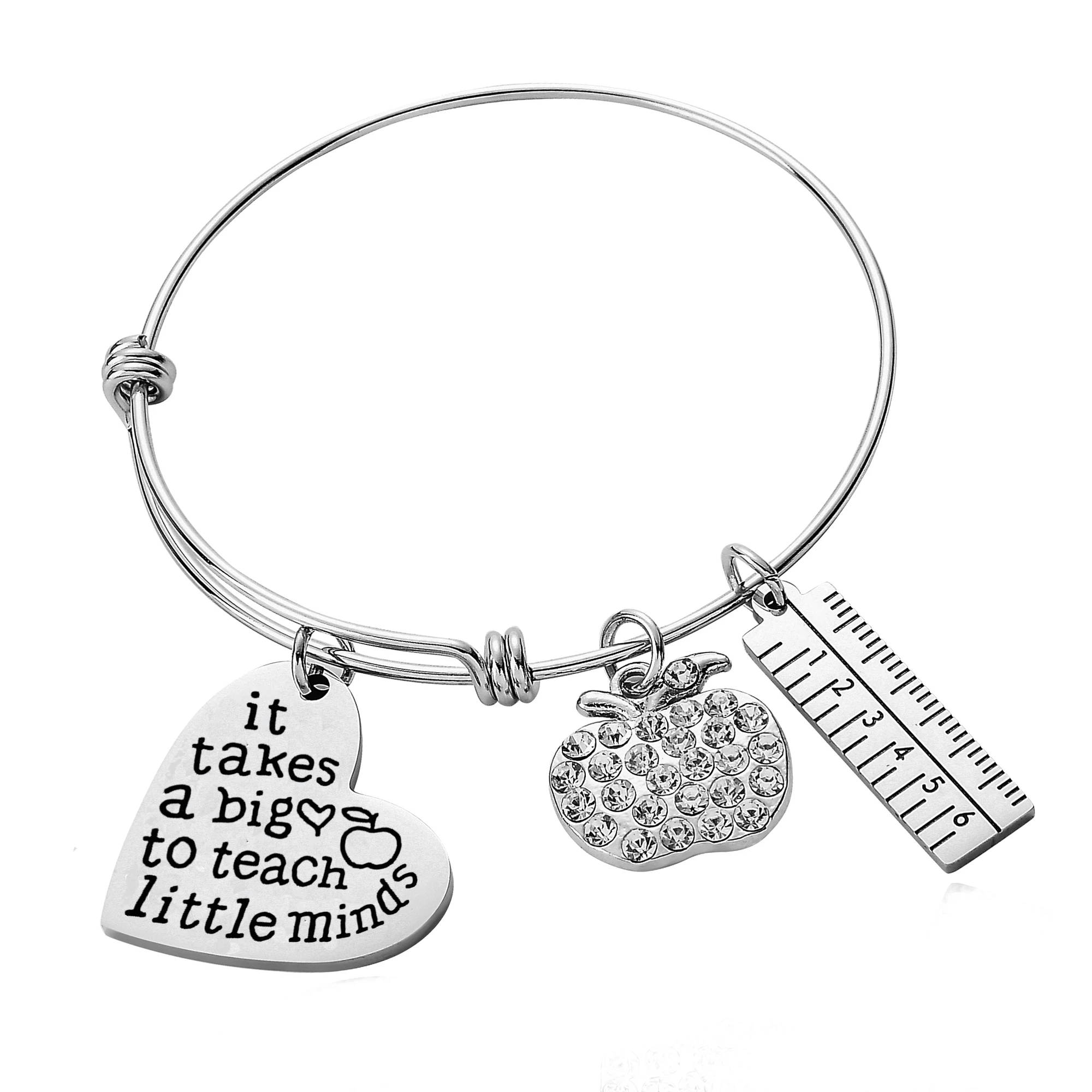 Оптовая продажа 12 шт. для обучения маленьким умам требуется большое сердце белый