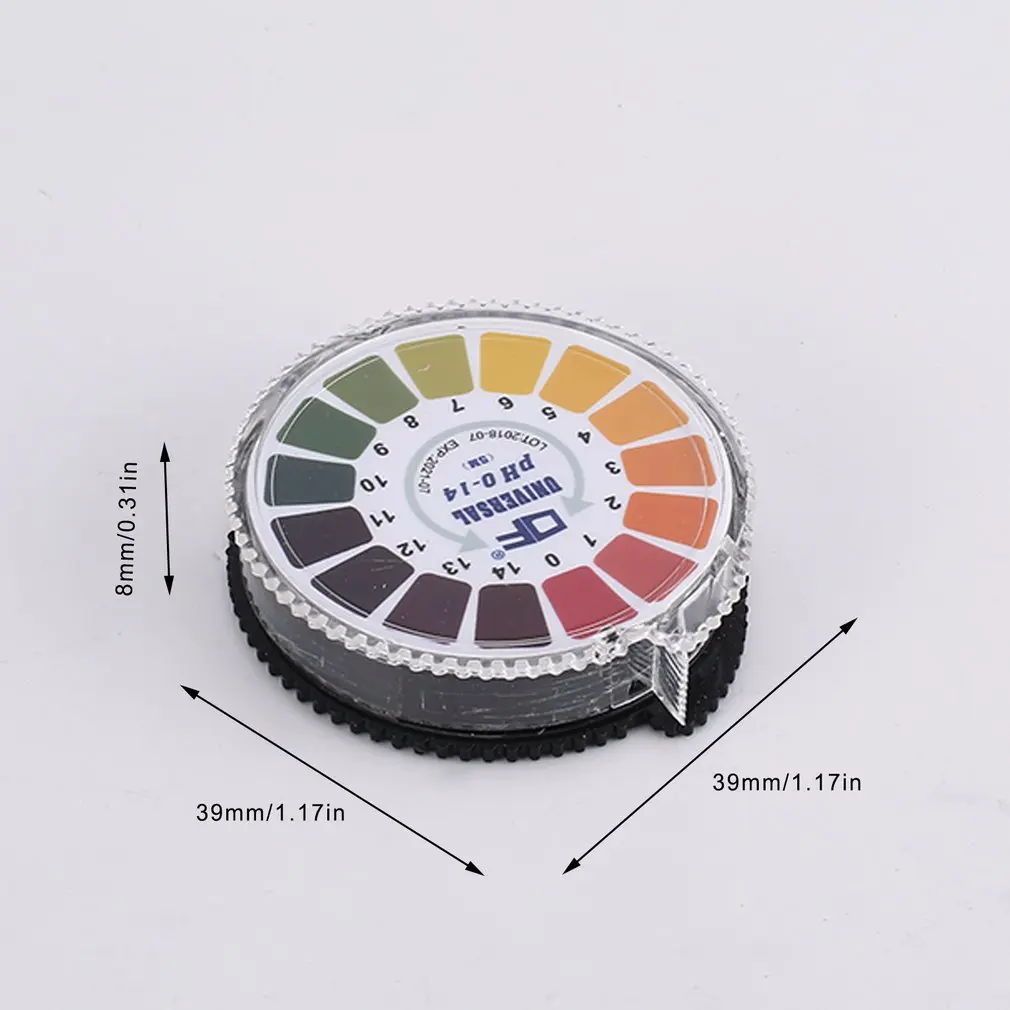 

5m 0-14 PH Test Paper Alkaline Acid Indicator Roll For Water Urine Saliva Soil Litmus Accurate Testing Measuring Pool Wholesale