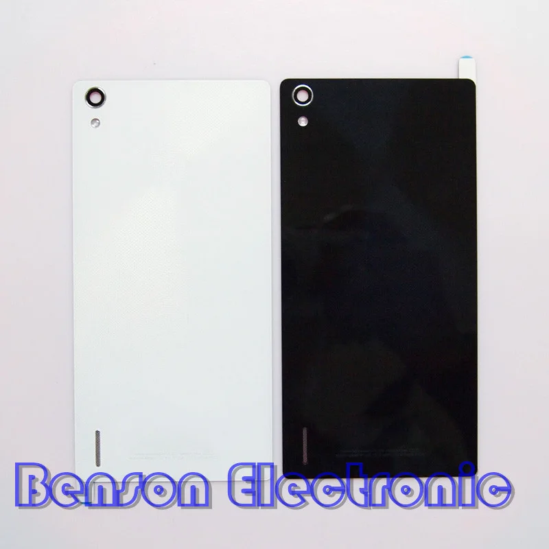 Новый стеклянный аккумулятор BaanSam для задней крышки корпуса Huawei Ascend P7 с клейким