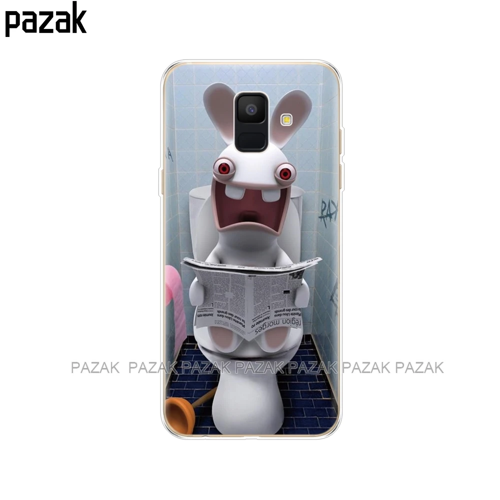 34359 Силиконовый чехол для телефона samsung Galaxy A6 Dual SIM SM A600 A600F, мягкая задняя крышка из ТПУ для samsung A6 Plus A605 A605F pop - Цвет: 34359