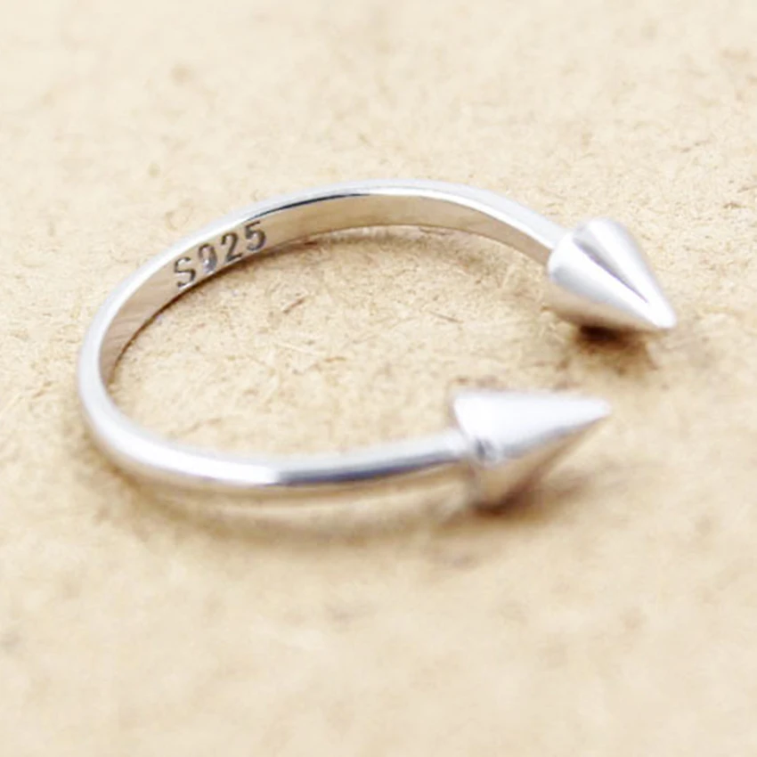 QIAMNI Гипоаллергенное Двухслойное Коническое кольцо для женщин и девочек подарок