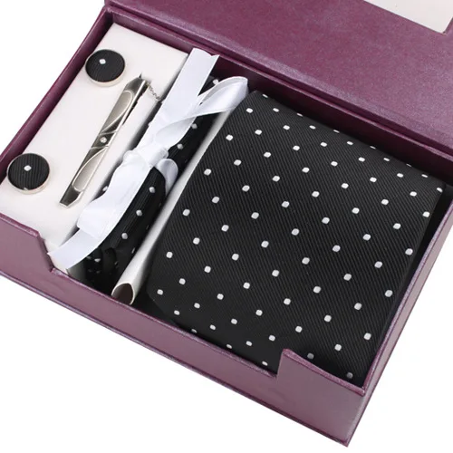 Модный роскошный галстук набор мужских вязаных галстуков мужские галстуки