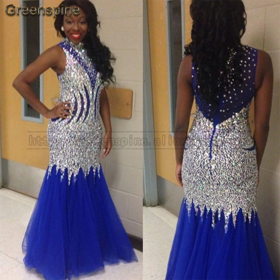 Роскошное вечернее платье с русалочкой длинное для выпускного вечера девочек