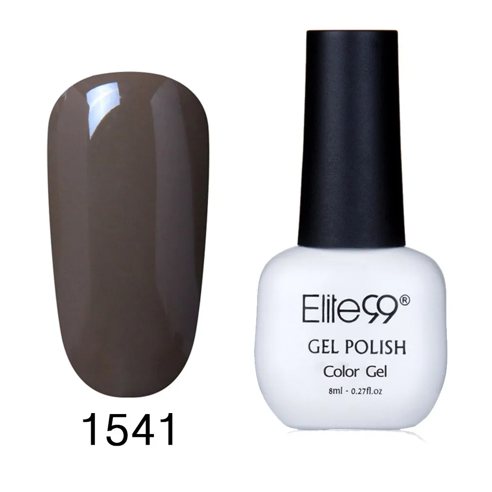 G1541 Elite99 8 мл Лидер продаж Цвет, гель, лак для ногтей, био-Гели Soak Off УФ полу Перманентный лак для ногтей Lucky лак Лаки - Цвет: G1541