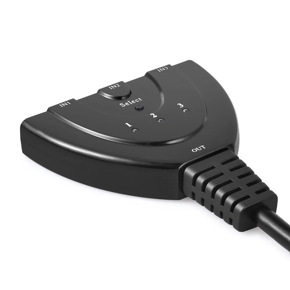 (Доставка из Китая/Испании) Neoteck 3 порта HDMI коммутатор с USB кабелем питания 4K 3D