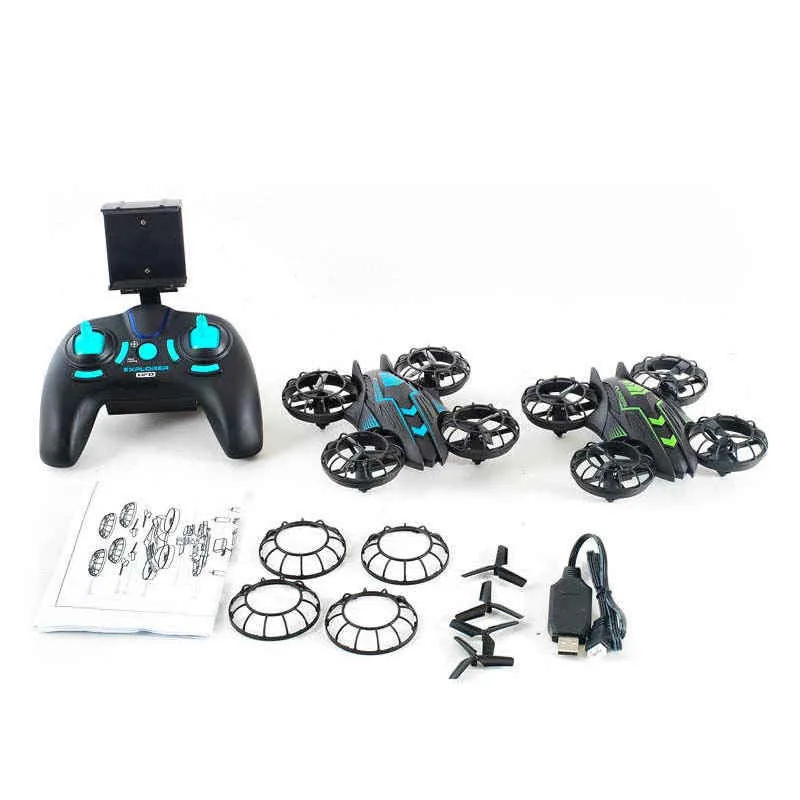 JXD 515 Вт мини WI-FI FPV-системы Радиоуправляемый Дрон с 0.3 Мп HD Камера 2.4 г 4CH 6 оси 3D флип