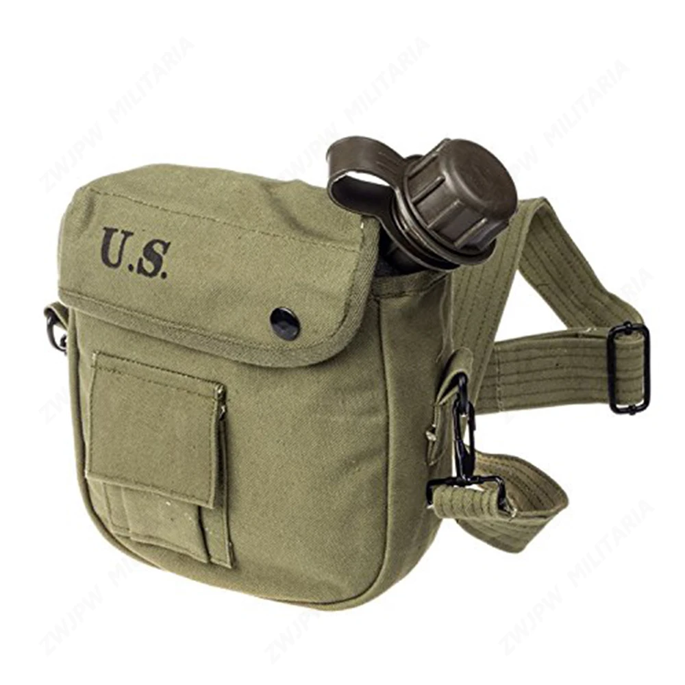 Чайник квадратной формы армии США во Вьетнаме военная столовая WW2|ww2 canteen|army