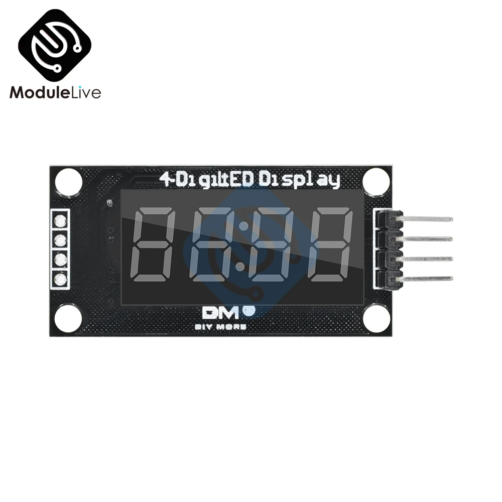 4-цифровой 4-значный модуль дисплея для Arduino с часами 0 36 дюйма 7 сегментов