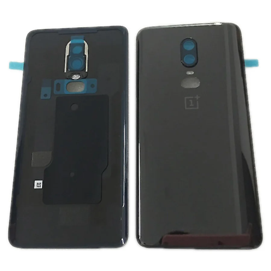 ONEPLUS 6 стеклянная задняя крышка корпуса, Сменный Чехол для задней крышки батареи для Oneplus 1+ 6 six со стеклом для объектива камеры