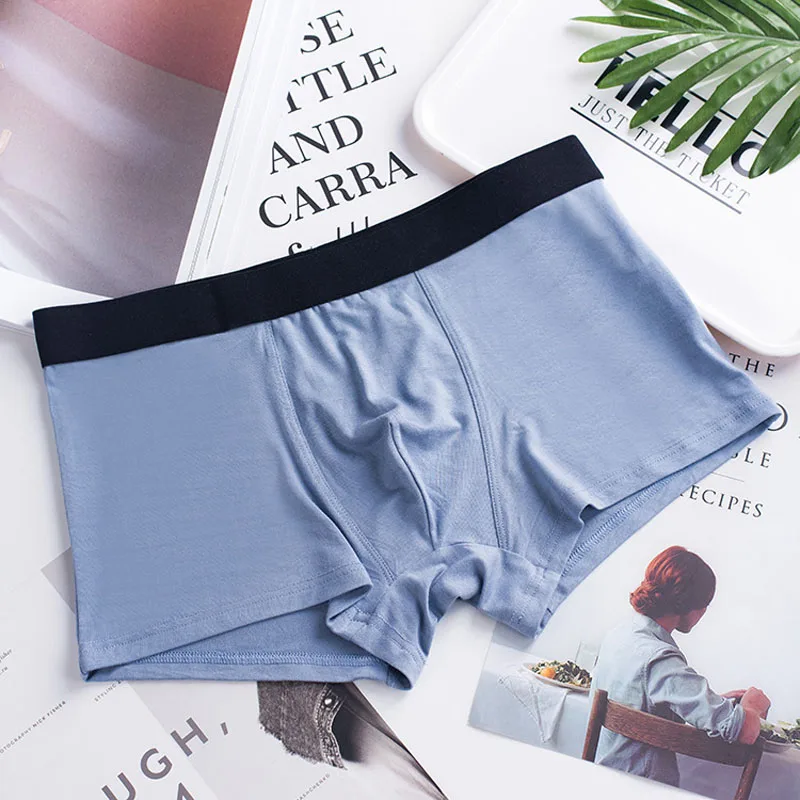 Классическое Мужское нижнее белье с цветочным узором в горошек сексуальное для