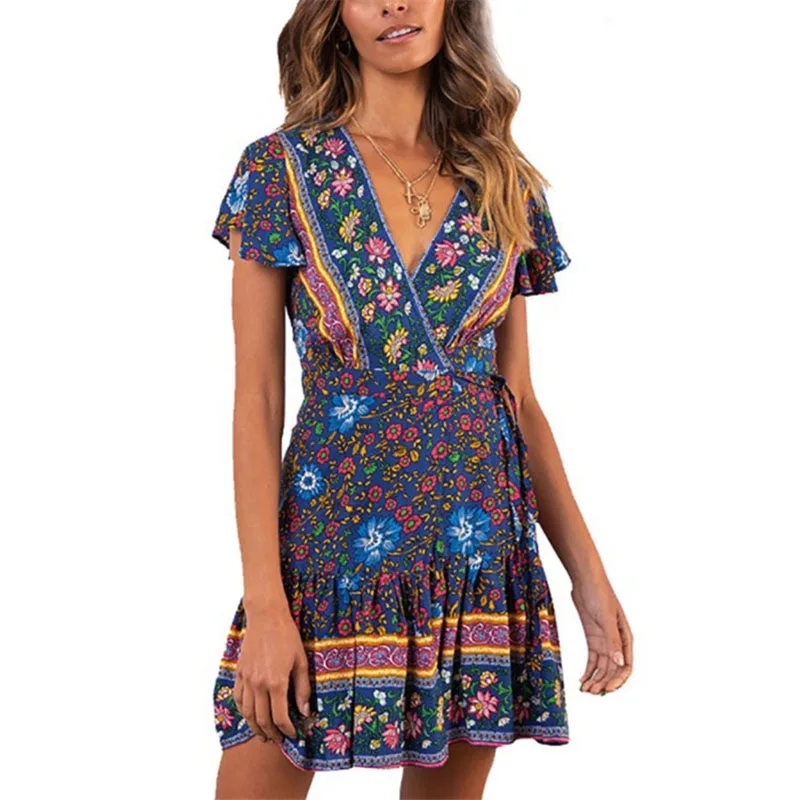 DORVIVON летнее женское платье трапециевидной формы повседневное винтажное с