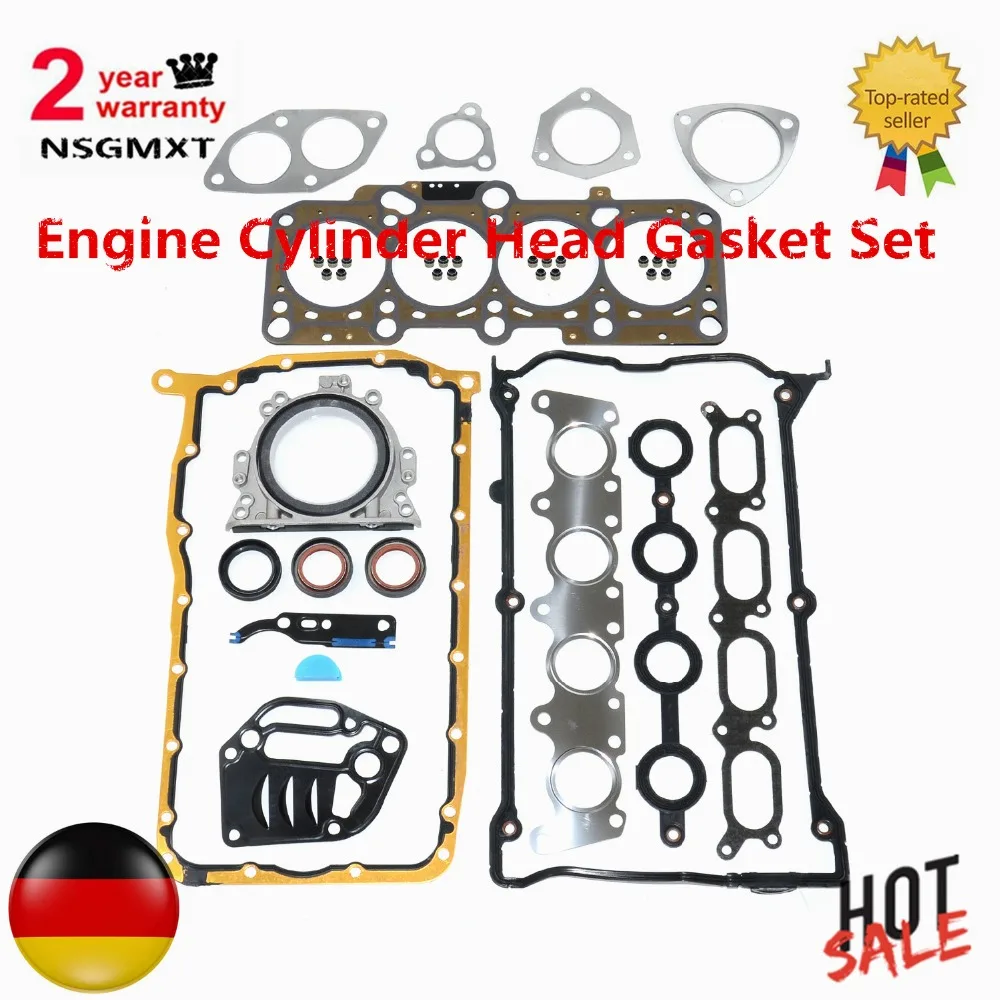 

AP01 Engine Cylinder Head Gasket Set For TT VW BORA BEETLE GOLF PASSAT FOR Audi A3 8L1 1.8 T 06A198012A 06A198012 06A 198 012 A