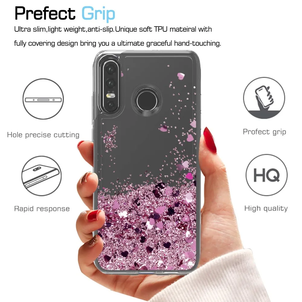 Блестящий чехол с жидкостью для Samsung A50 A 50 2019 A505 A505F SM силиконовый динамическим