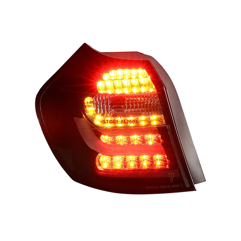 Светодиодный задний фонарь SONAR для BMW 1 Series E87 2004 2006 E81 120i 130i черный корпус высокое