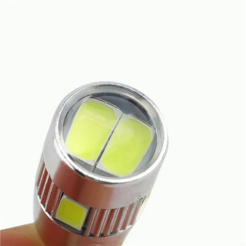 Автомобильная светодиодная лампа 1 шт. HID White T 10 W5W 5630 6 SMD светодиодный ная TJ|t10 w5w|t10