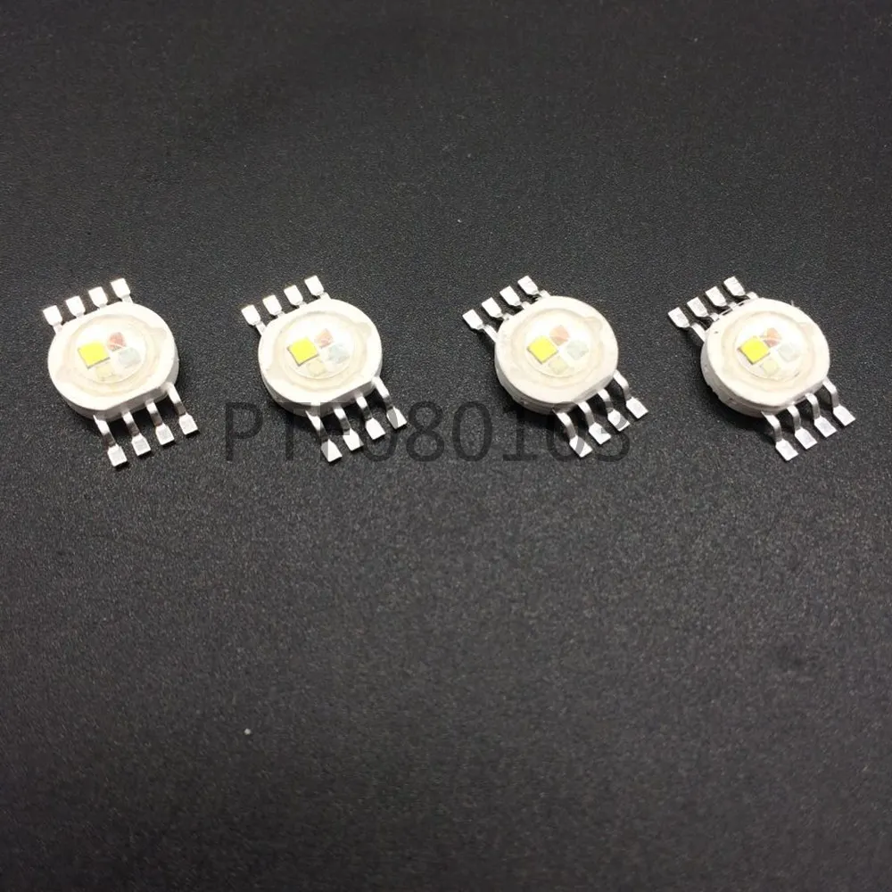 20PCS RGBW (RGB+W) 4*3W 12W LED Lamp Emitter Diodes For Stage Lighting High Power LED 45mil Epistar LED Chip