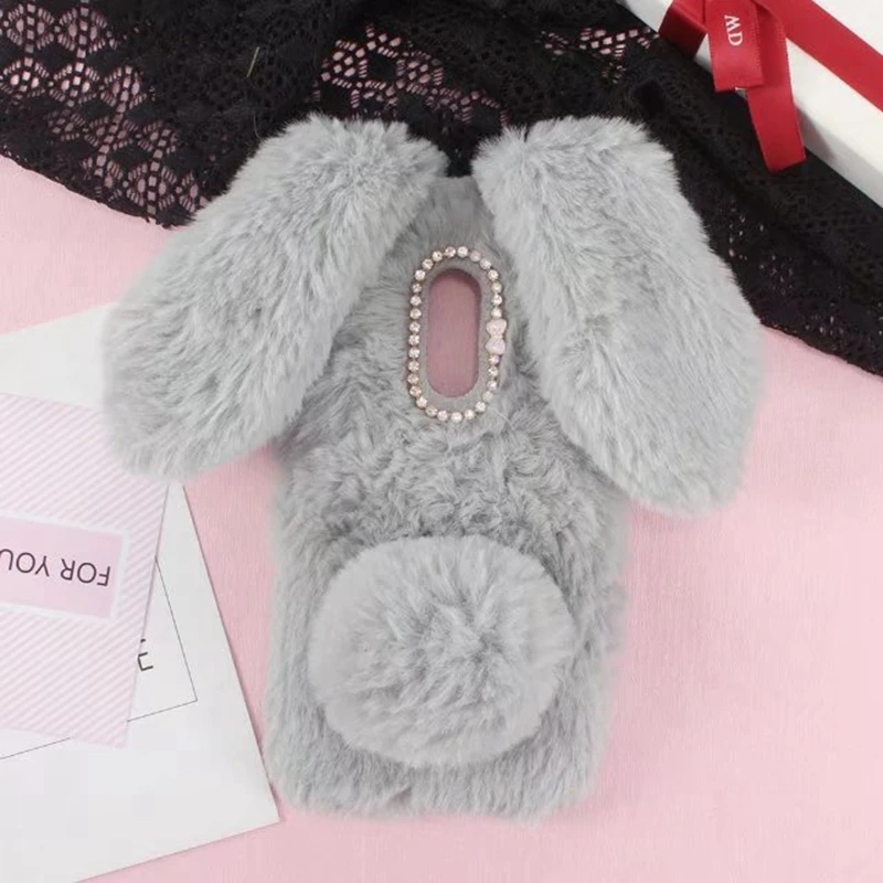 Плюшевый чехол для Redmi 5 Bunny, чехол для Xiaomi Redmi 5, мягкий силиконовый пушистый чехол с кроликом для Xiomi Xaomi Xiaomi Redmi 5 Plus, чехол