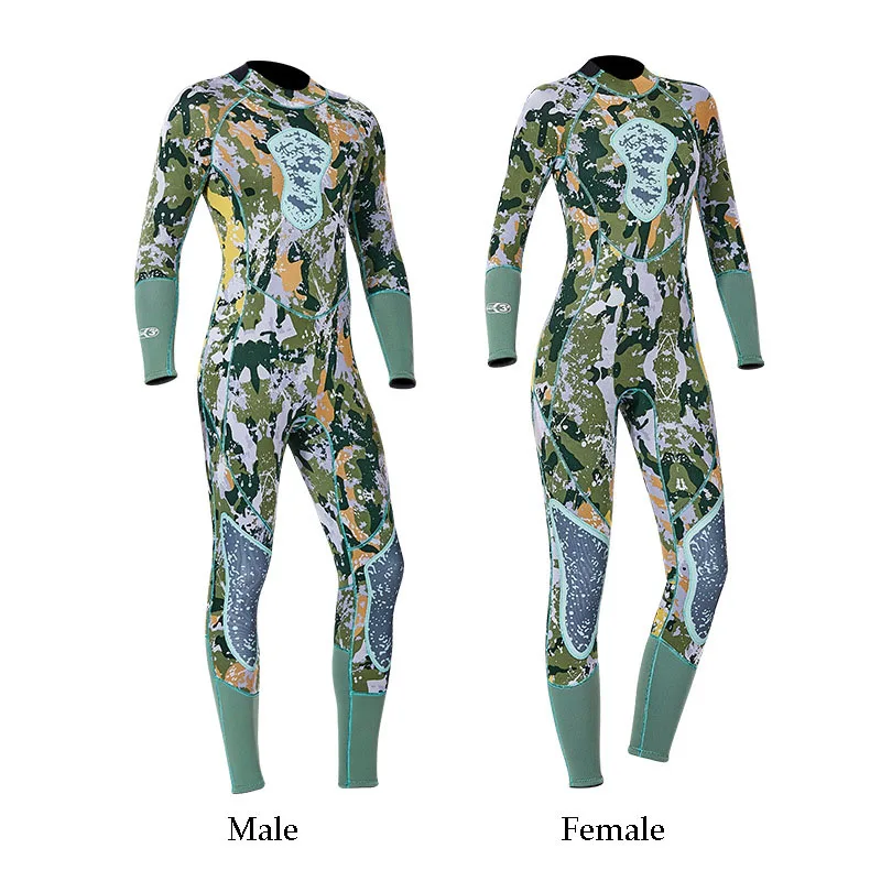 Fanceey 3MM Camouflage Neoprene Wetsuit Scuba Diving Suit Men Thickened Thermal Women Spearfishing Swimming | Спорт и развлечения