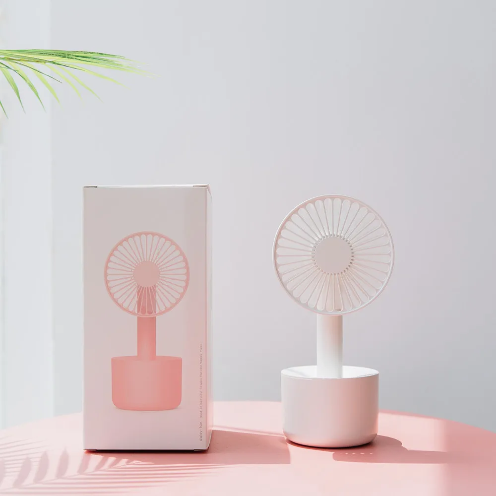 Xiaomi Mijia Daisy Fan портативный ручной с перезаряжаемой встроенной батареей 2000 мАч usb-порт удобный мини-вентилятор для умного дома