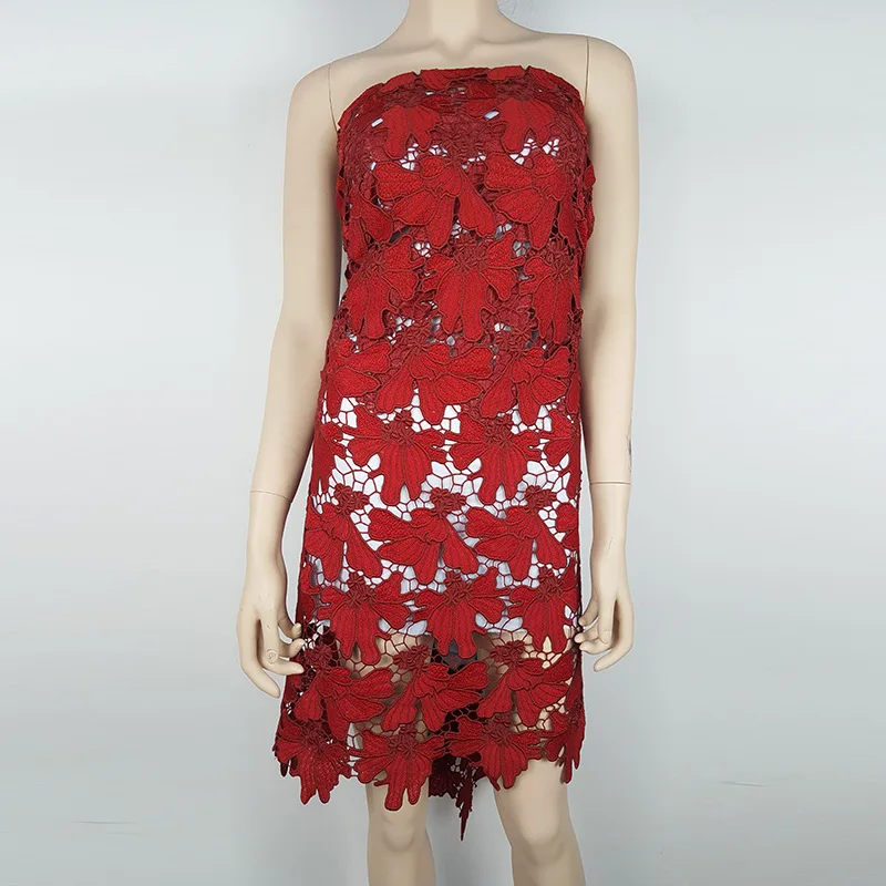 1 ярд/лот кружевная ткань для творчества шитье одежды и вышивка Водорастворимая