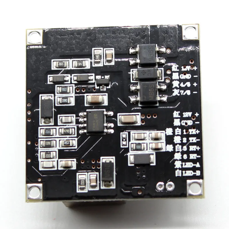 Вход 44 57 в cctv ip камера POE Модуль PCB плата выход DC 12 В для IPC с кабель|Аксессуары CCTV| |