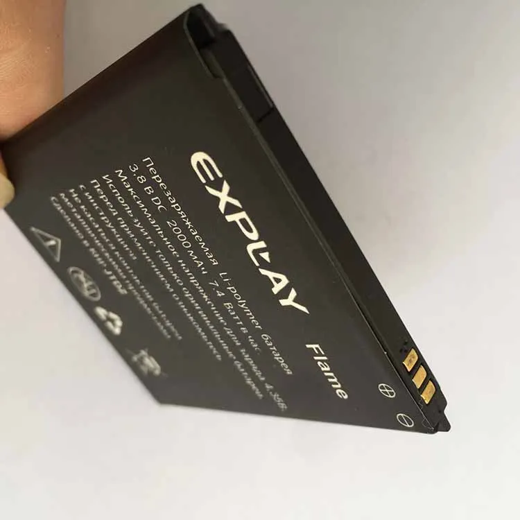 Стенд Оригинал Для Explay FLAME 2000 мАч Замена Литий-Ионный Аккумулятор Высокое