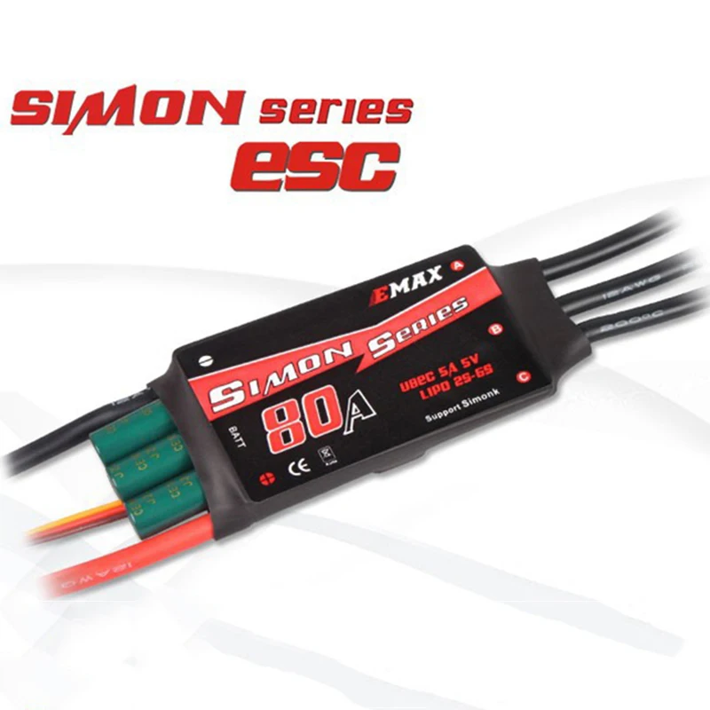 1 шт. бесщеточный контроллер скорости EMAX SimonK ESC 6A 12A 20A 30A Simon K BEC для FPV RC UAV Quadcopter Frame