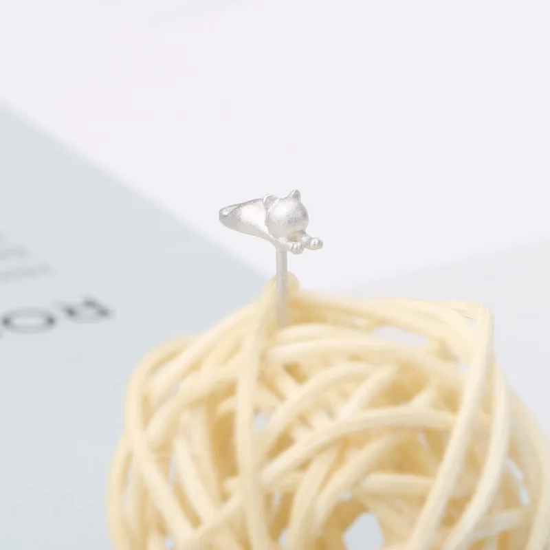 FENGLI Lovely Cat 2 Style Stud Earring for Women Romantic Personality Animal Shape Earrings Lady Jewelry boucle d'oreille | Украшения и