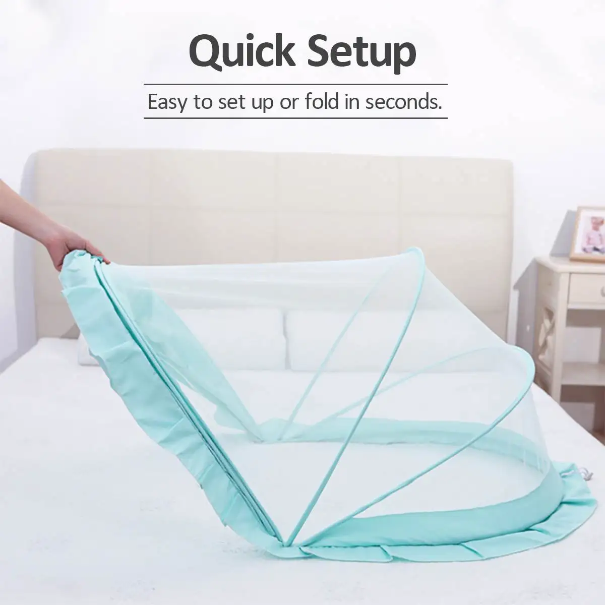

Baby Crib Netting Portable Foldable Baby Bed Mosquito Net Polyester Newborn Sleep Bed Travel Bed Netting Play Tent Children