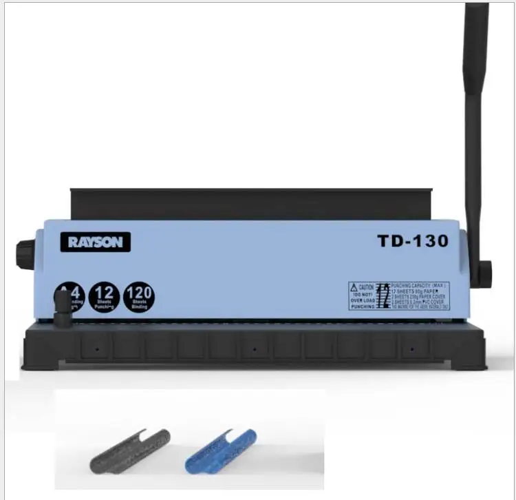 A4 Wire binding machine TD-130 34 hole iron file menu picture album punch | Инструменты