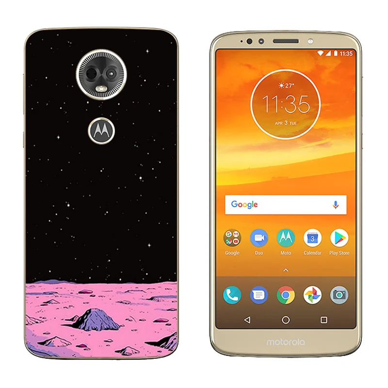 Мягкий силиконовый чехол из ТПУ для Motorola E5 Plus задняя крышка телефона 6 0 дюймов MOTO