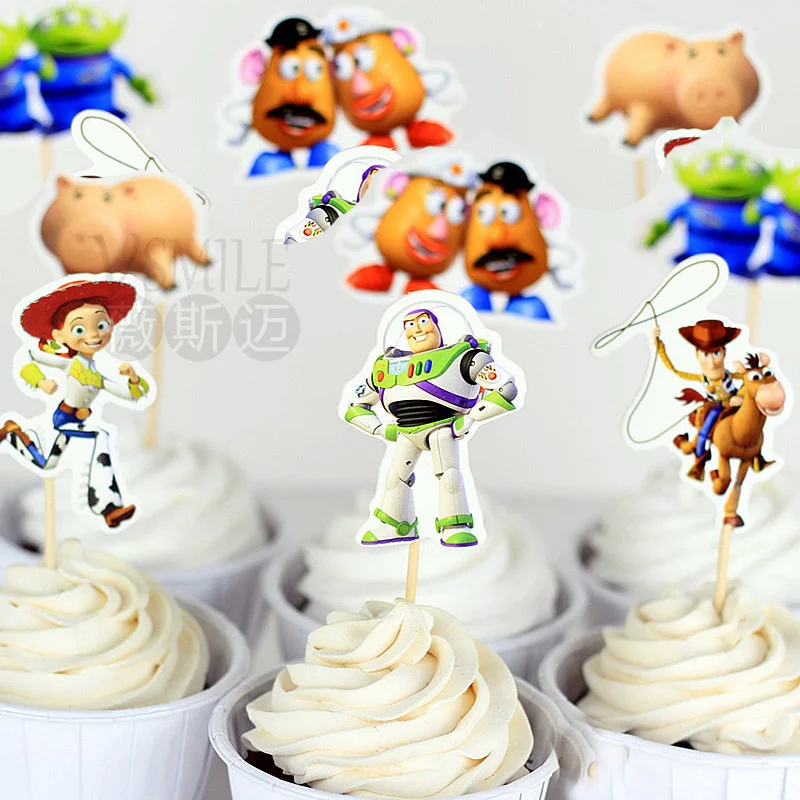 72 шт./лот милые динозавры футбол баскетбол История игрушек спортивные темы для