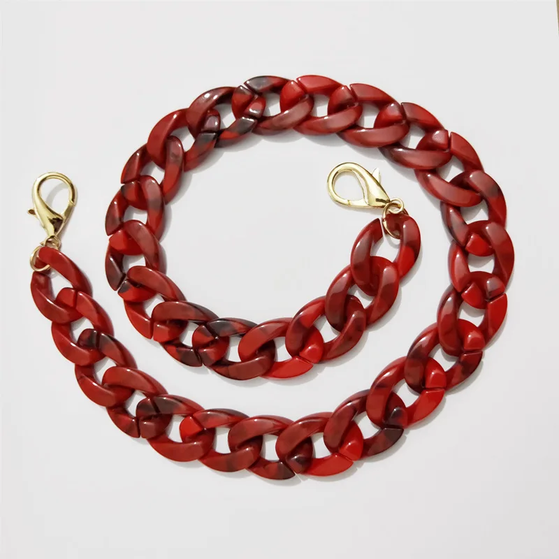 IKE MARTI 1 шт. 60/120 см акриловой смолы цепи для accessorieshandiy Для женщин Пластик кошелек цепи ремни для Сумки