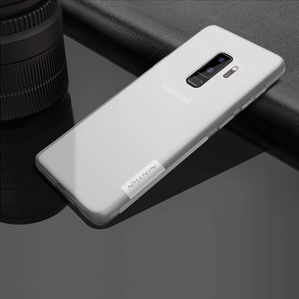 NILLKIN для samsung Galaxy S9+ тонкий ТПУ защитный чехол для мобильного телефона, нескользящий чехол, Мягкая силиконовая задняя крышка для samsung Galaxy S9