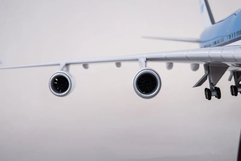 47 см 1/157 масштаб самолета Neitherland модель авиалайнера 747 Boeing B747 KLM королевский синий белый голландская авиакомпания Коллекционная высокое качество