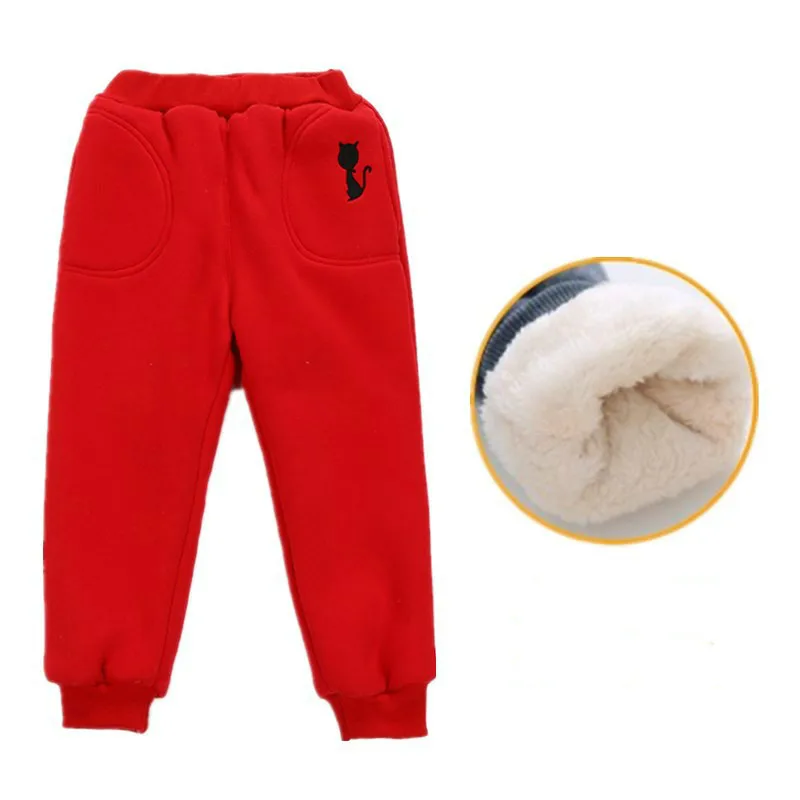 Утепленные зимние штаны для мальчиков и девочек теплые спортивные малышей
