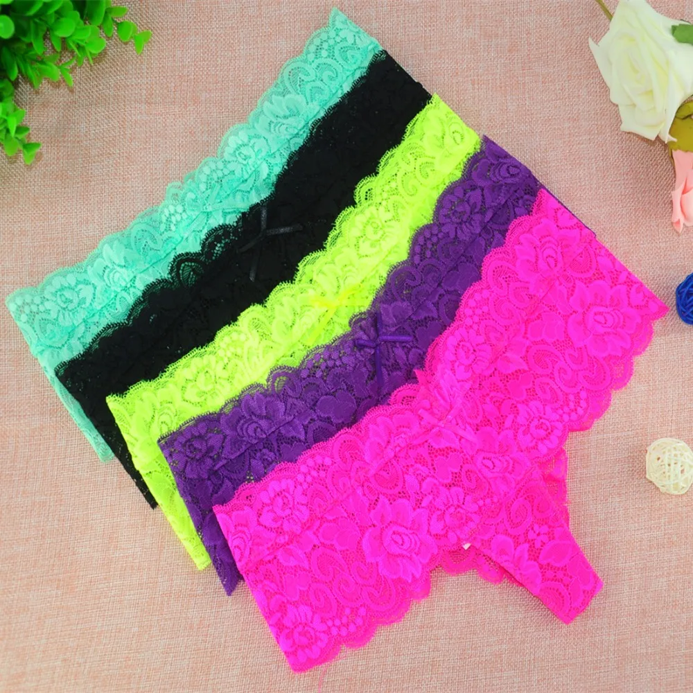 5 шт./партия хит продаж сексуальное кружевное женское нижнее белье трусики