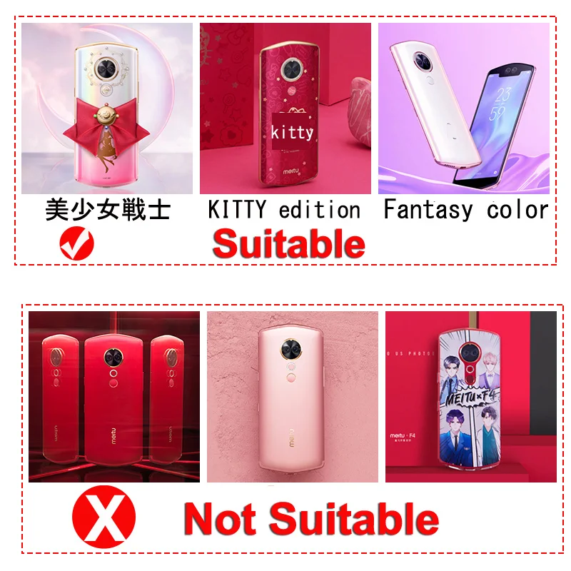 black glass film For limited edition Meitu T9 phone Glass Tempered MeituT9 cartoon ProtectFilm screen | Мобильные телефоны и