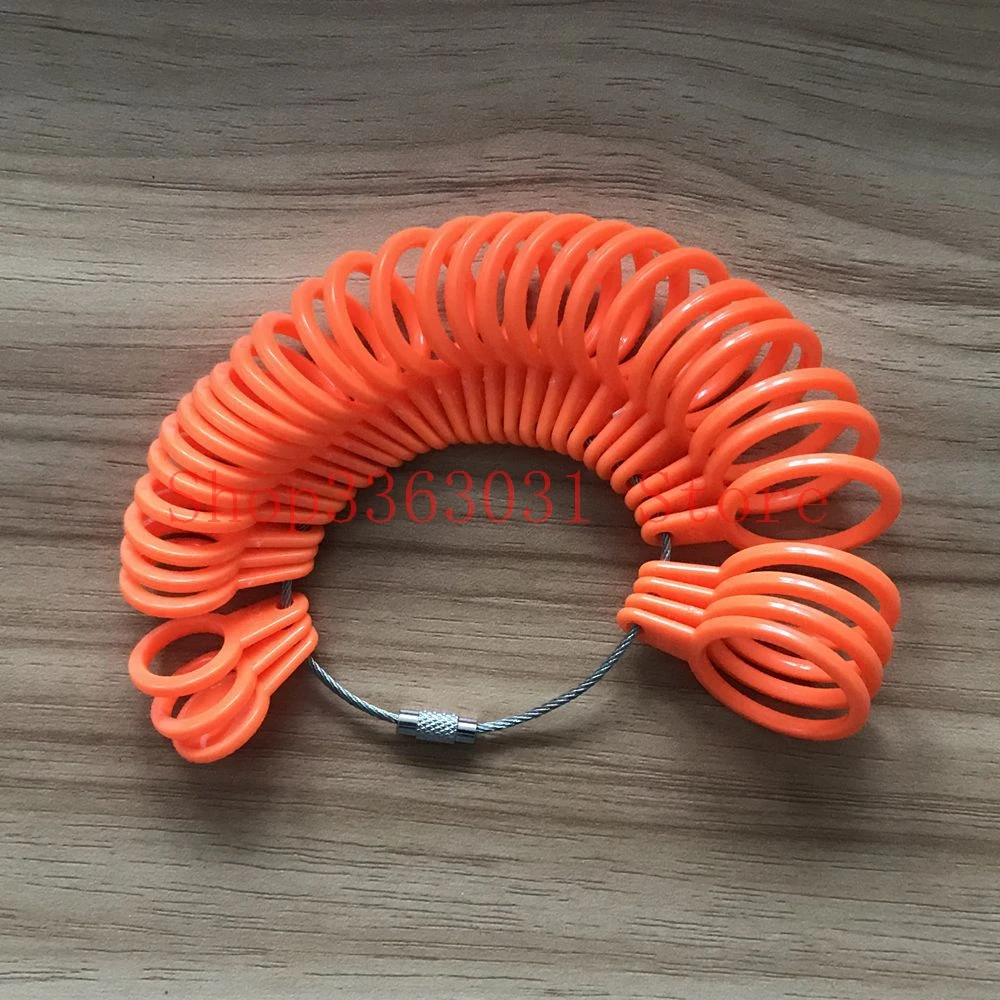 Пластиковый измерительный инструмент для определения размера кольца|ring sizer set|ring