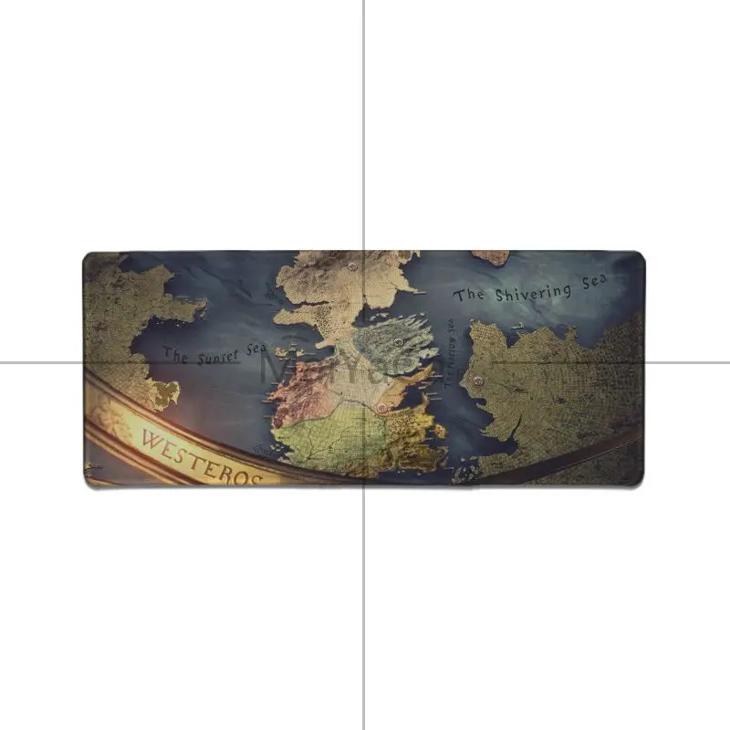 Lock Edge 40X90cm Maiyaca ваш собственный коврик карты Игра престолов westeros клавиатура геймер Коврик для мыши компьютер коврик для мыши лучшие коврики для геймера подарок - Цвет: Lock Edge 40X90cm
