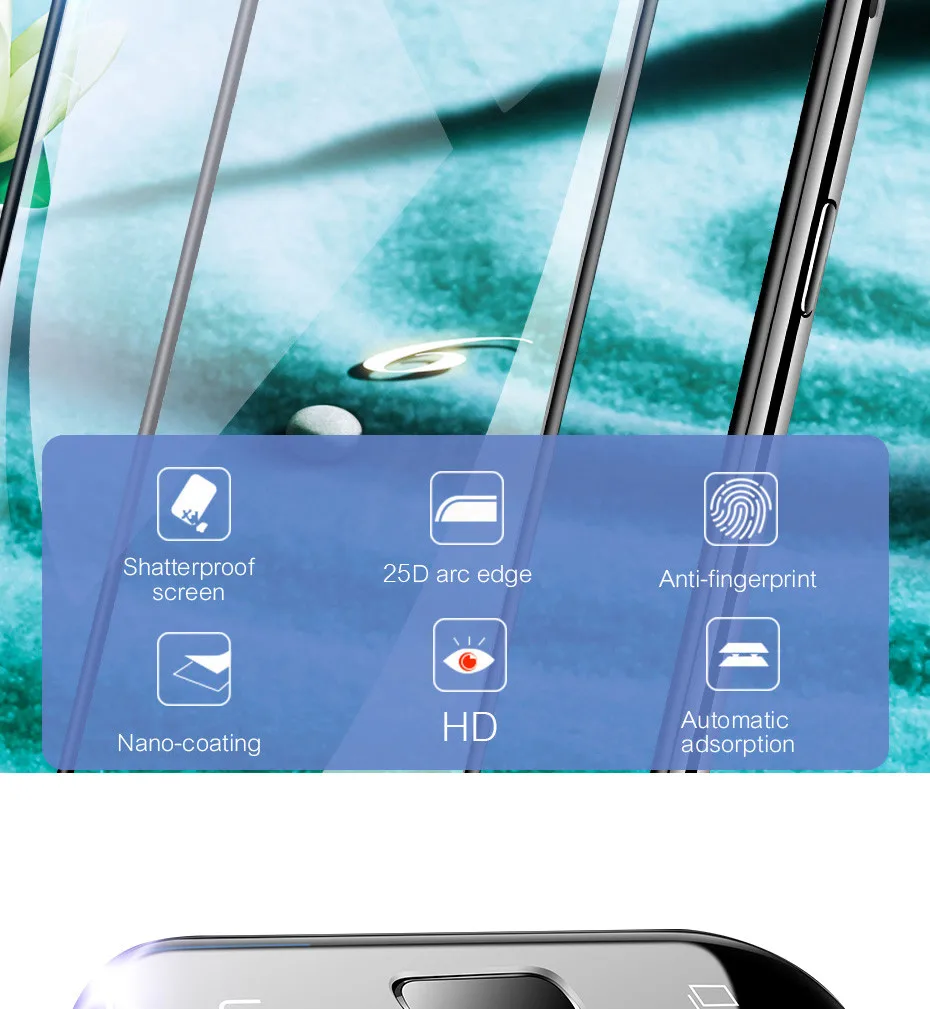 25D изогнутое Защитное стекло для samsung Galaxy A3 A5 A7 J3 J5 J4 J6 A8 A6 Plus закаленное защитное стекло для экрана